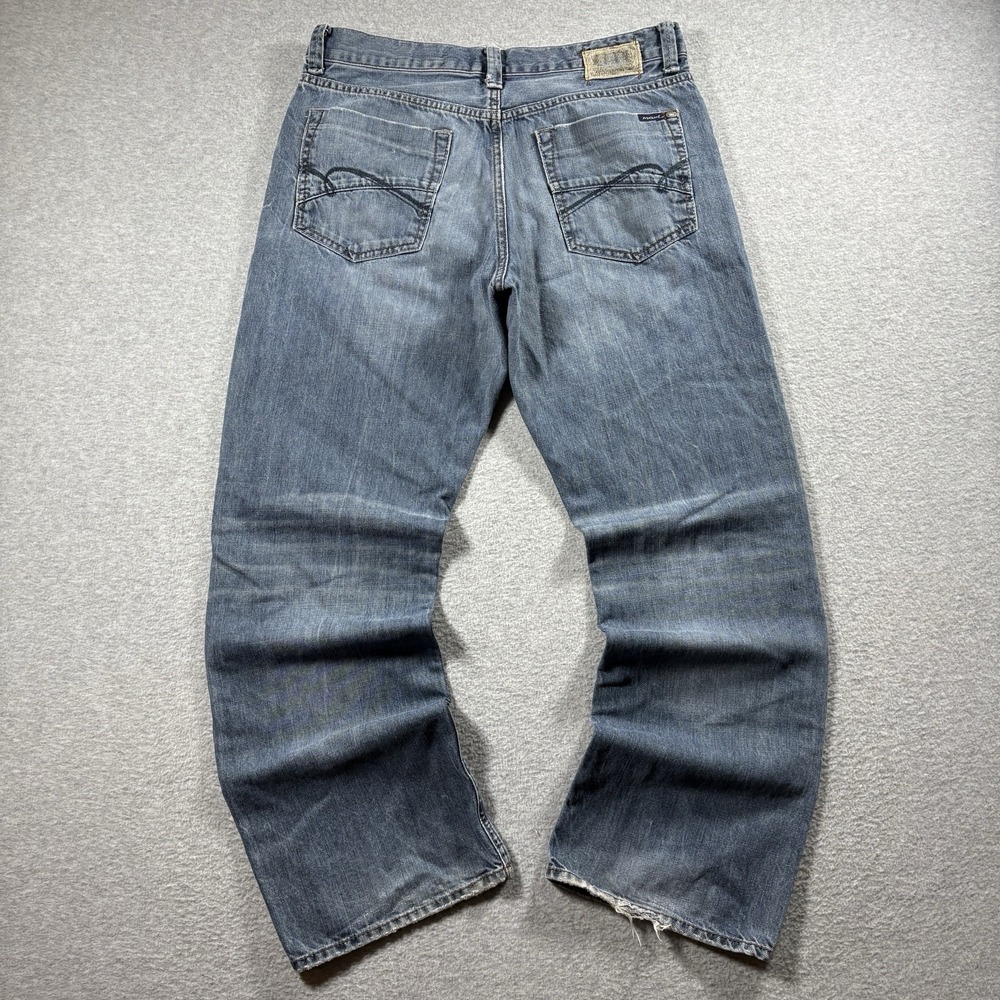 VTG Mavi Matt Mens 34x32 Relaxed Fit Straight Leg Jeans Blue Baggy Y2K Skater